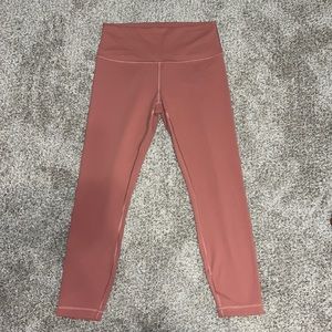 Lululemon Wunder Train High-Rise Tight 25” Size 10 Color Spiced Chai